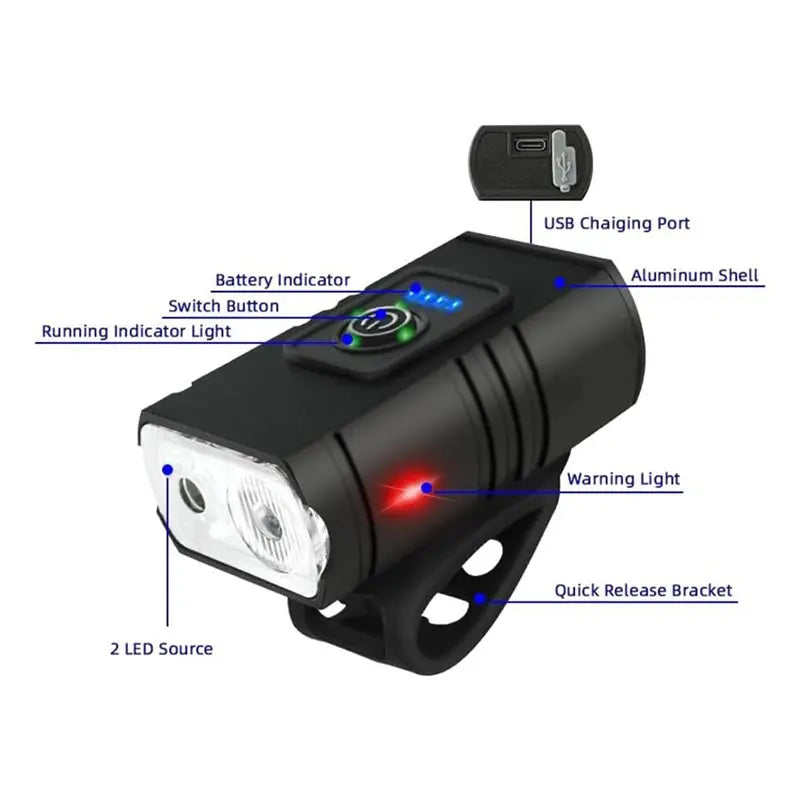 AA20 LED Wheelchair & Walker Light – USB Rechargeable Wheelchair Walker Light SWANS