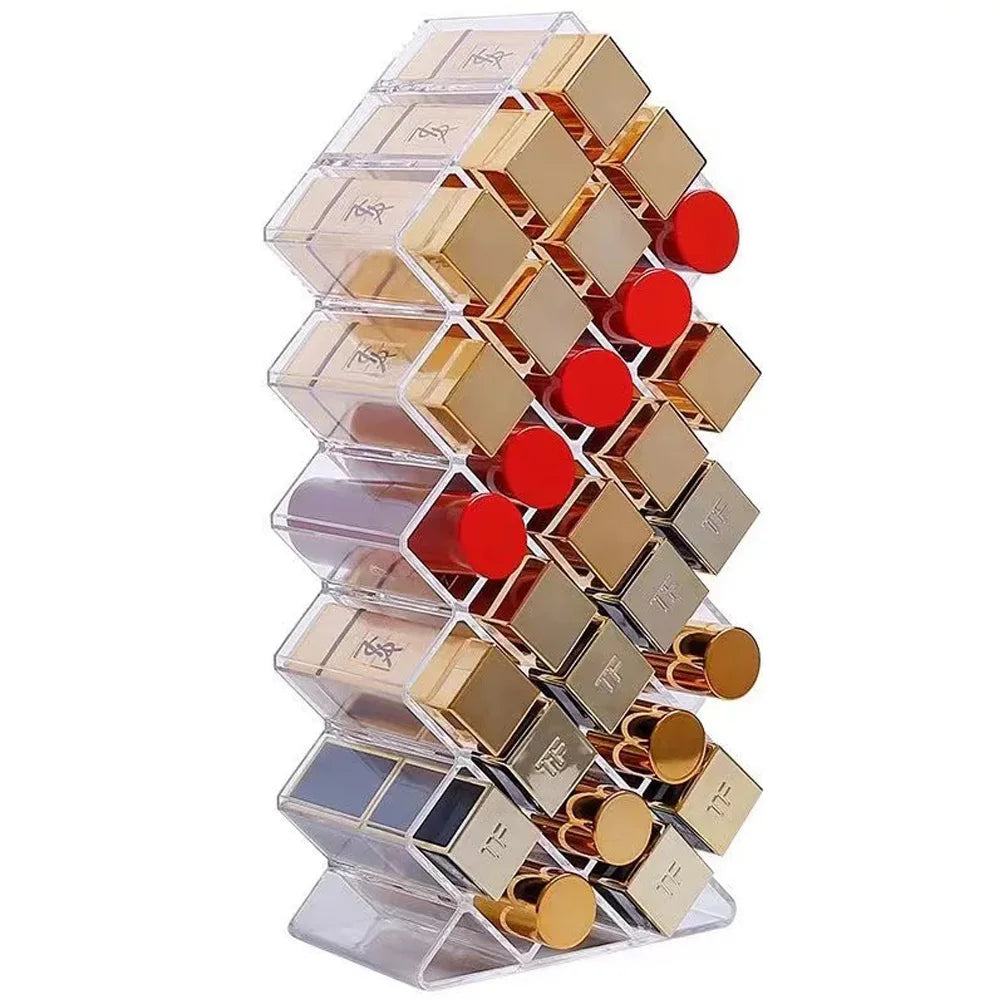 Fish-Shaped Lipstick Organizer – Vertical Makeup Storage Rack Lipstick Storage Organizer SWANS