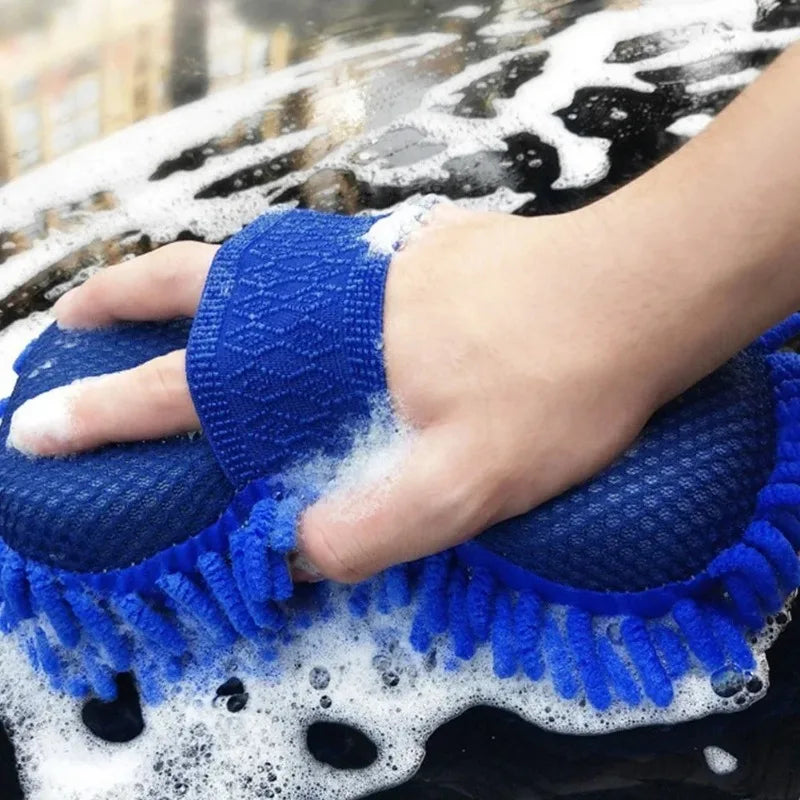SWANS Microfiber Chenille Car Wash Sponge – Scratch-Free Detail Car Wash Sponge SWANS