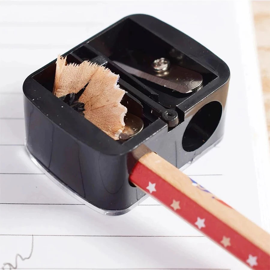 SWANS Mini Manual Pencil Sharpener – Compact 1/3/6 Pack Manual Pencil Sharpener SWANS