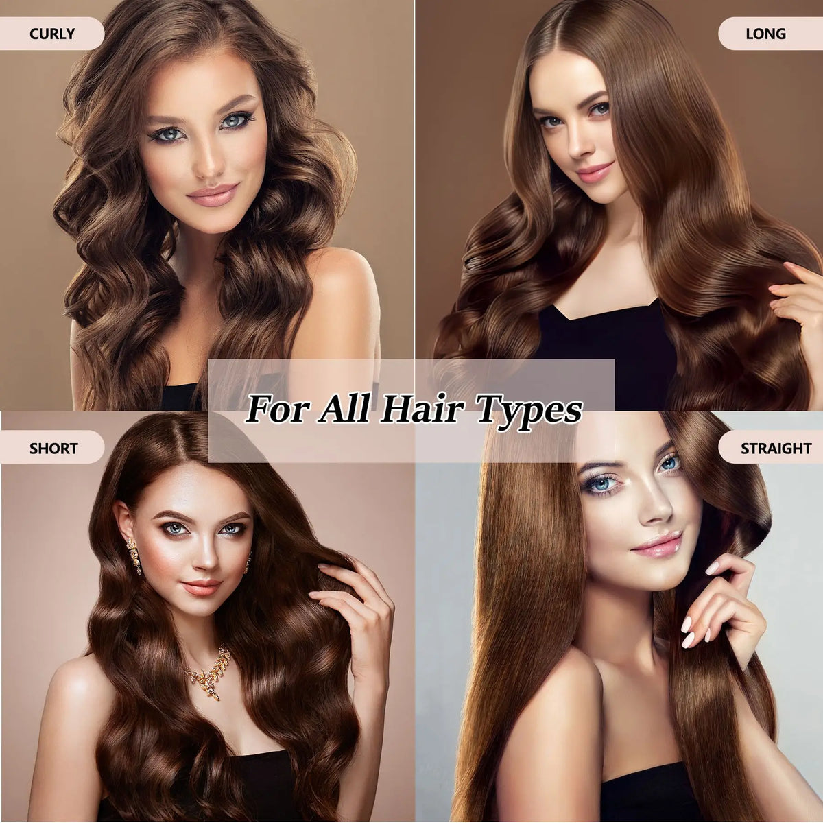 YIBER 2-in-1 Hair Straightener & Curler – Dual Voltage, Negative Ion Hair Straightener Curler SWANS