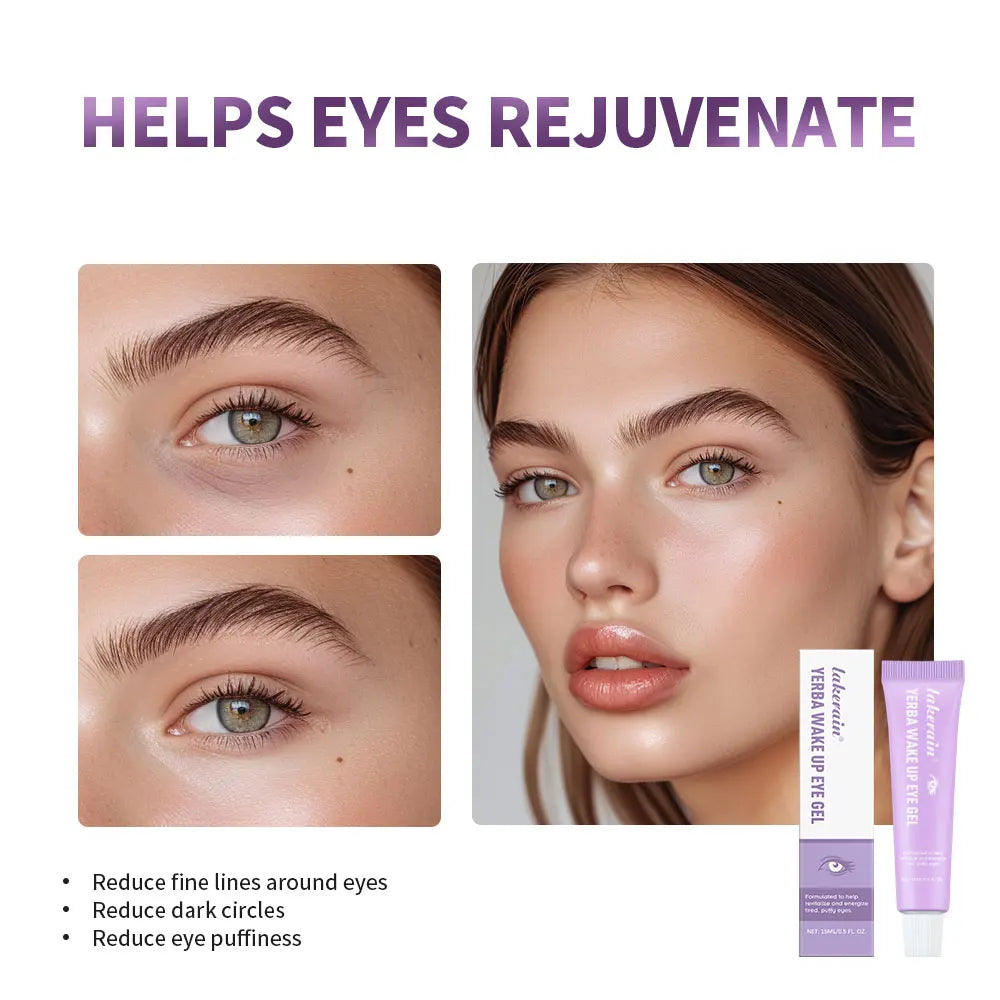Lakerain Eye Gel – Hyaluronic Acid & Caffeine | 15ml Eye Gel SWANS