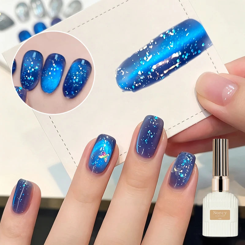 Magnetic Cat Eye Gel Nail Polish UV/LED Glass Bead 15ml Gel Nail Polish SWANS