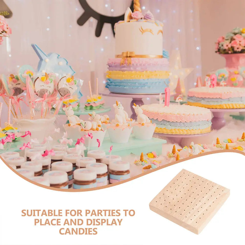 Wooden Lollipop & Cake Pop Display Stand | Party Holder Dessert Display Stand SWANS