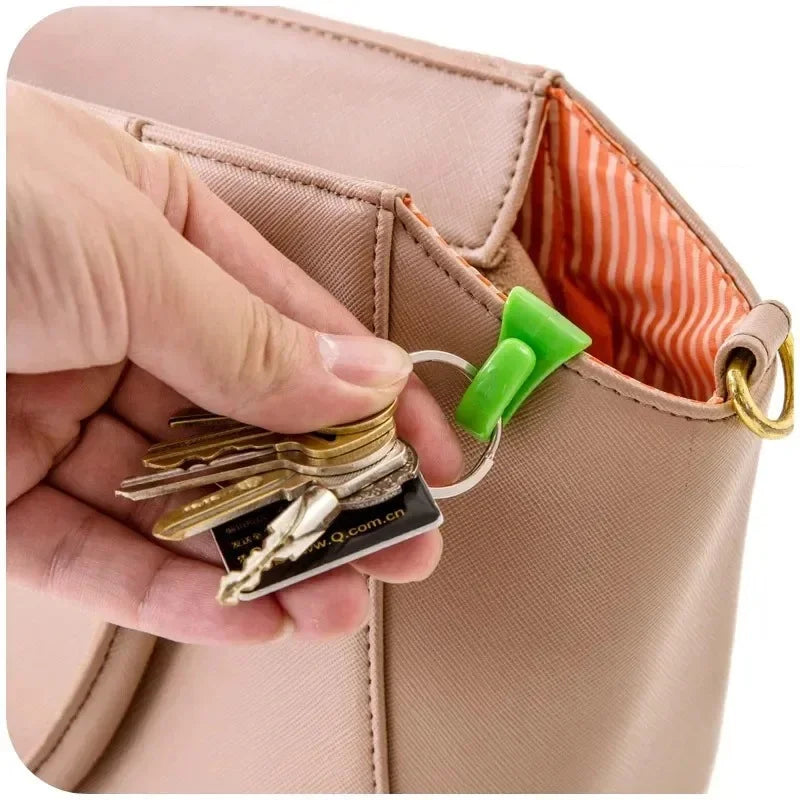 SWANS 2-Pack Mini Bag Clip & Anti-Lost Key Hook Organizer Bag Clip Organizer SWANS