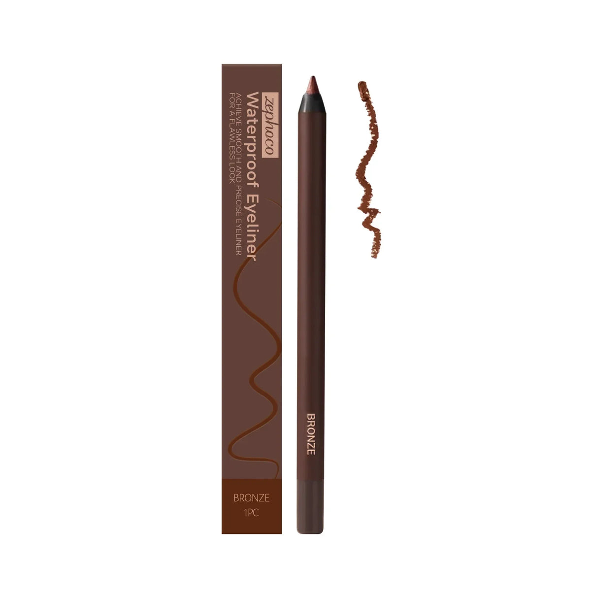 Zephoco Plum Eyeliner Pencil – Waterproof Creamy Gel Liner Gel Eyeliner Pencil SWANS 1PC Bron