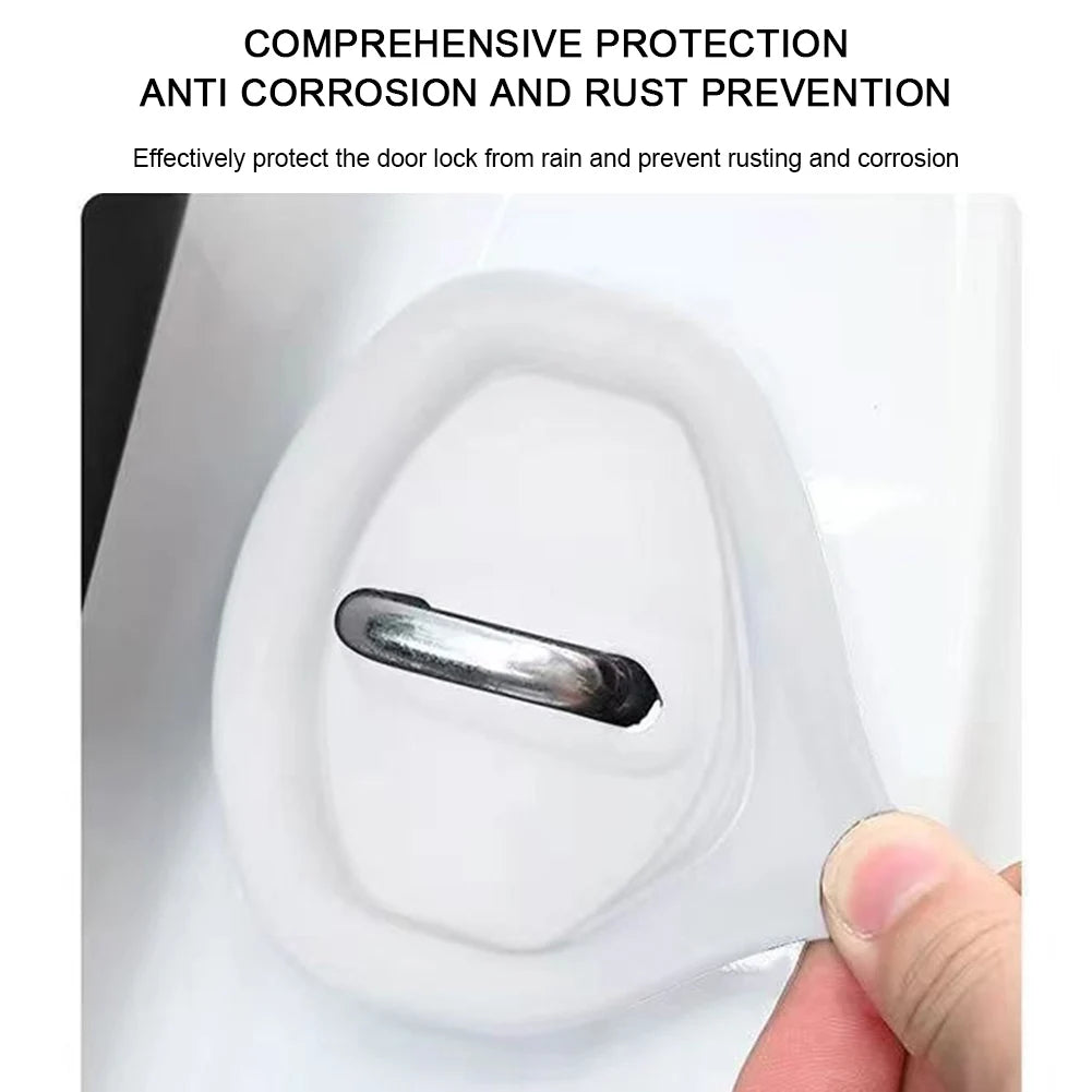 Silicone Car Door Latch Buckle Protector 4-Pack | Cushion Pad Car Door Protector SWANS