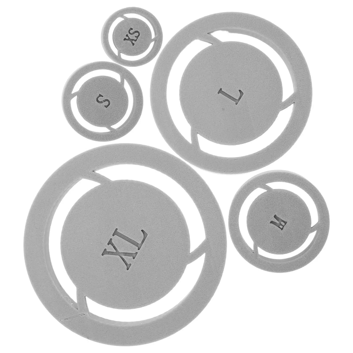 5-Piece Ceramic Forming Molds & Trimming Template Set Ceramic Forming Molds SWANS