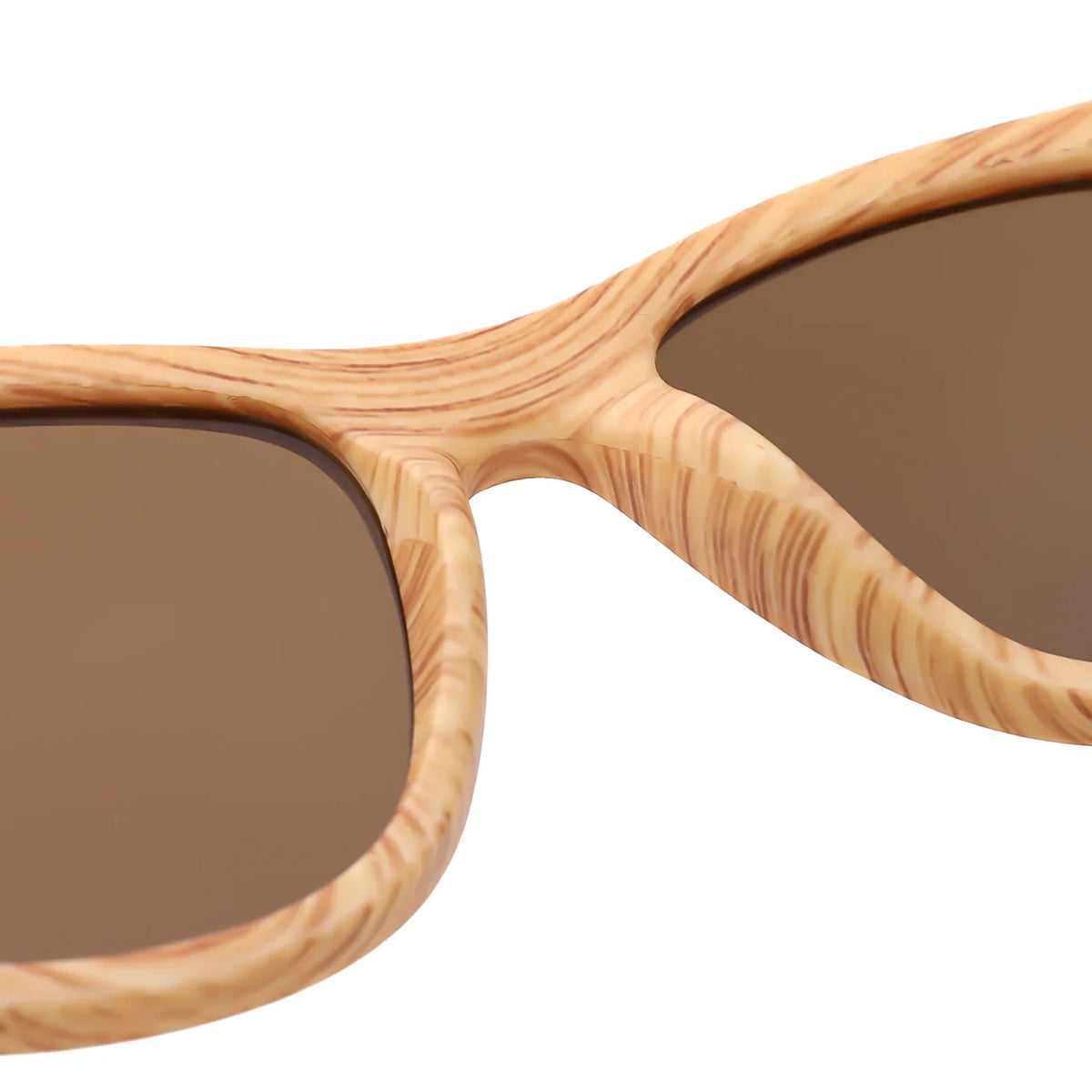 Krokodil UV400 Wood Frame Oval Sunglasses – Men & Women UV400 Sunglasses SWANS