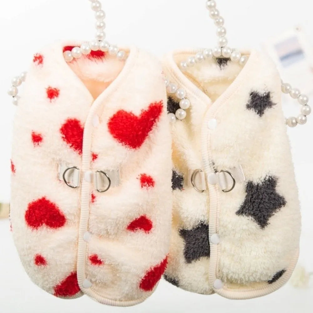 Windproof Fleece-Lined Dog Coat – Warm Winter Pet Hoodie Pet Winter Coat SWANS