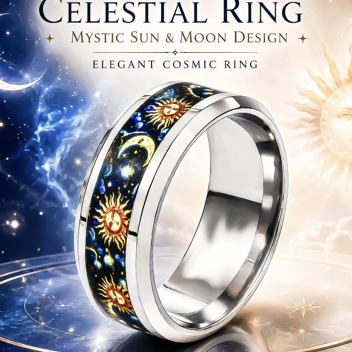 Stainless Steel Double Bevel Wedding Band Ring – Unisex 8mm Stainless Steel Ring SWANS 1 Steel color 13