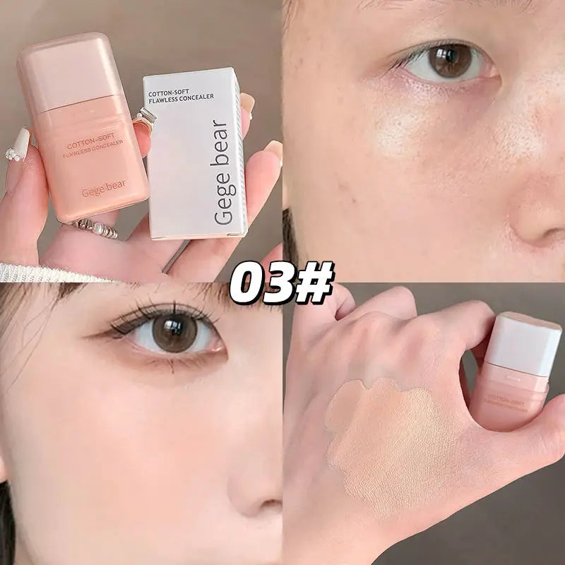 Full Coverage Hydrating Concealer – Lightweight Long Wear Face Concealer SWANS GX1506-3