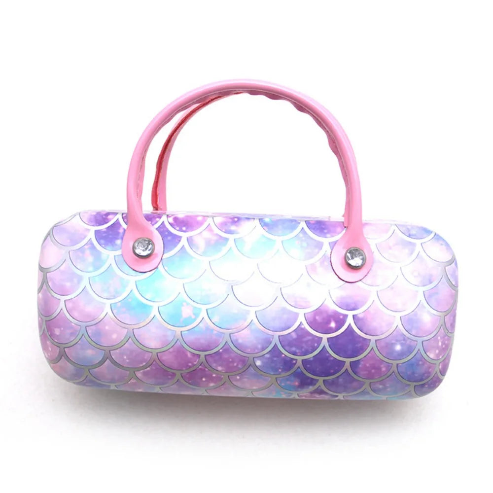 Women's Cartoon Glasses Case – Portable Eyewear Bag Eyewear Case SWANS 4