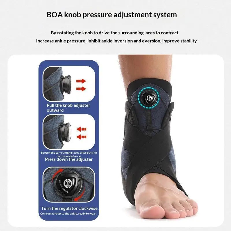 YOVIP BOA Adjustable Ankle Brace – Compression Support Strap Ankle Support Brace SWANS