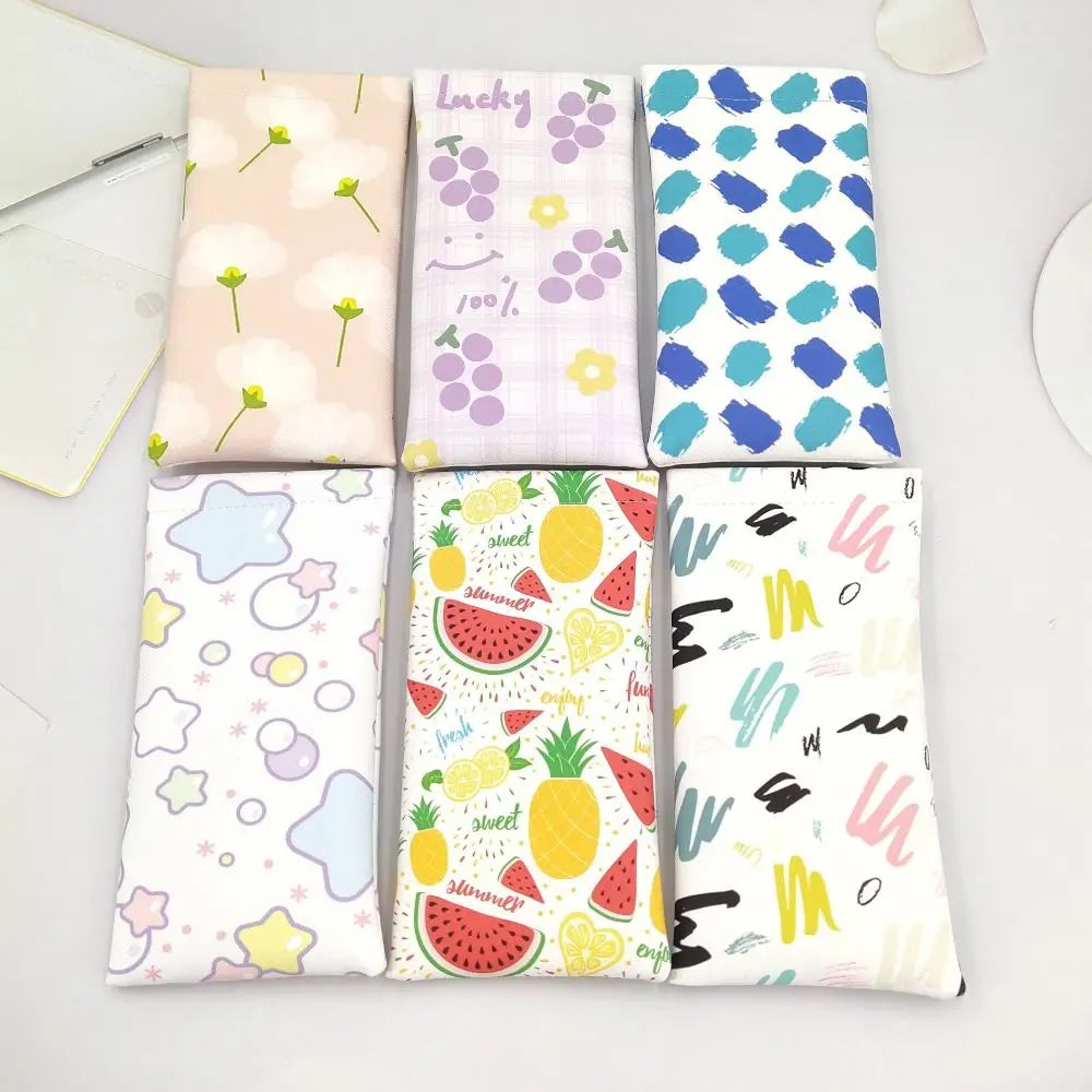 PU Leather Soft Shell Eyeglasses Case – Auto-Closing Portable Eyeglasses Case SWANS