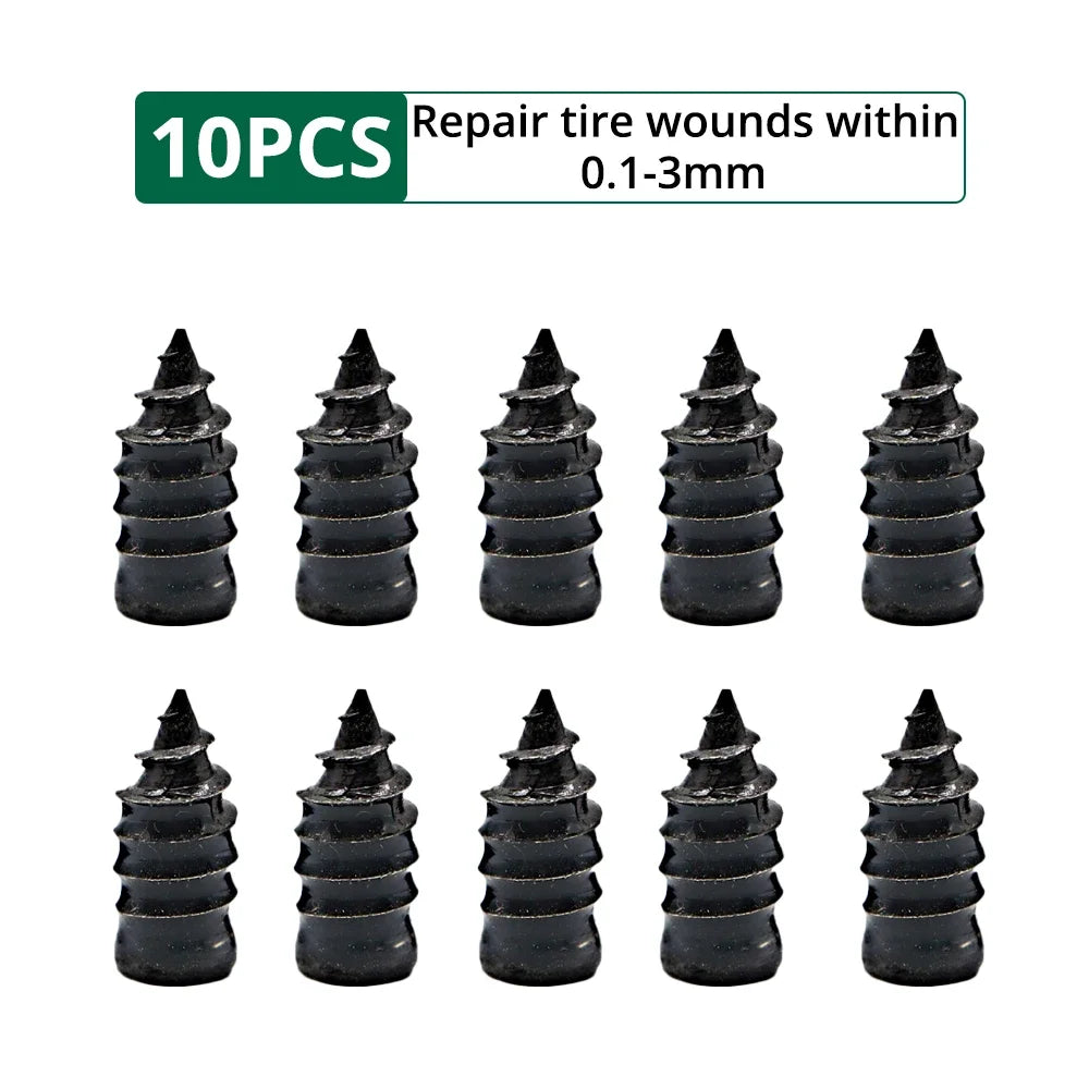 Tubeless Tire Repair Nail Kit – Car, Motorcycle & Scooter Tire Repair Kit SWANS Small 10 PCS