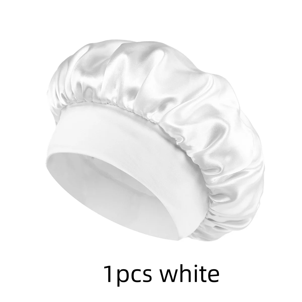 Satin Sleep Bonnet for Natural Curly Hair – Women's Silk Cap