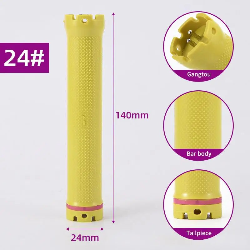 YOVIP 140mm 24V Digital Hot Perm Rod – French Wavy Curler Bar Hair Perm Rod SWANS 24 size