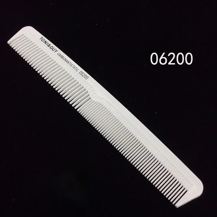 SWANS White Carbon Fiber Barber Comb – Professional Salon Tool Barber Hair Comb SWANS 06200