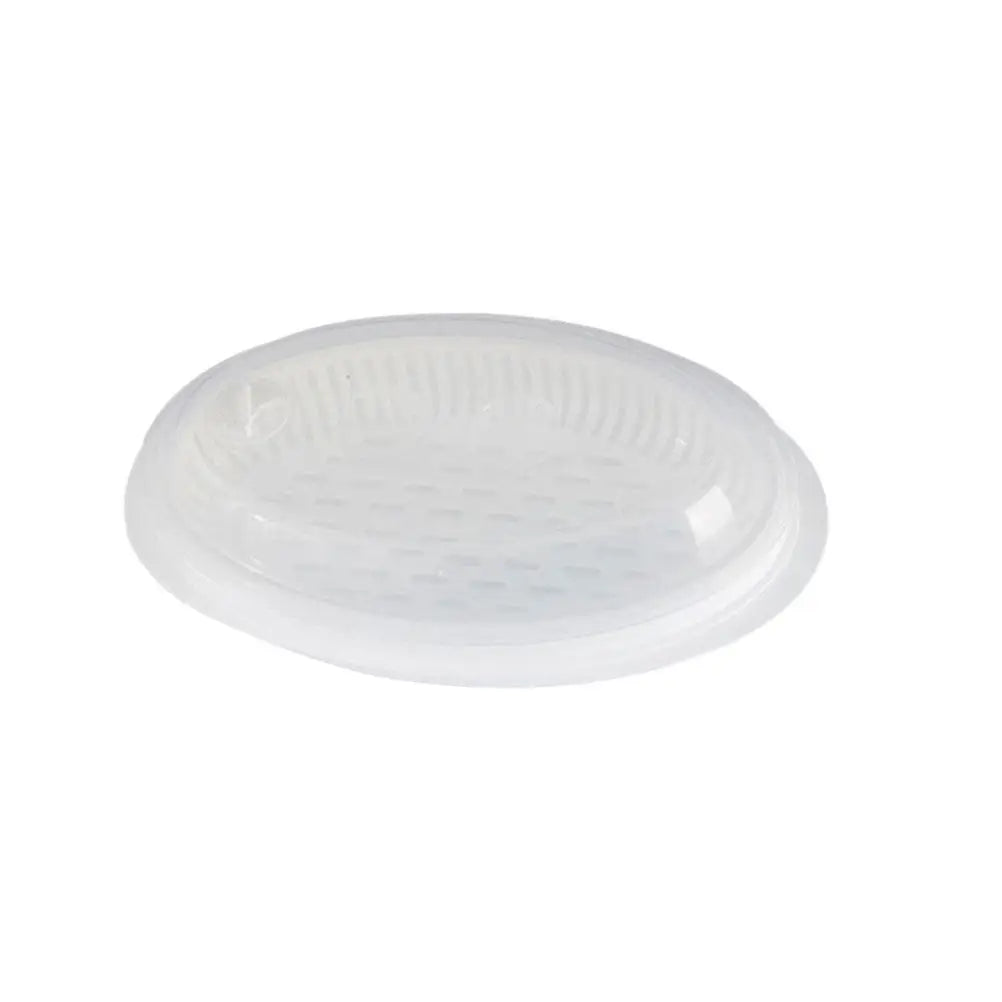 Microwave Fish & Vegetable Steamer Plate with Vented Lid Microwave Steamer SWANS