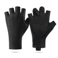 Fingerless Cycling Gloves Anti-Slip MTB Road Bike – GAFASTWO Cycling Gloves SWANS Black M