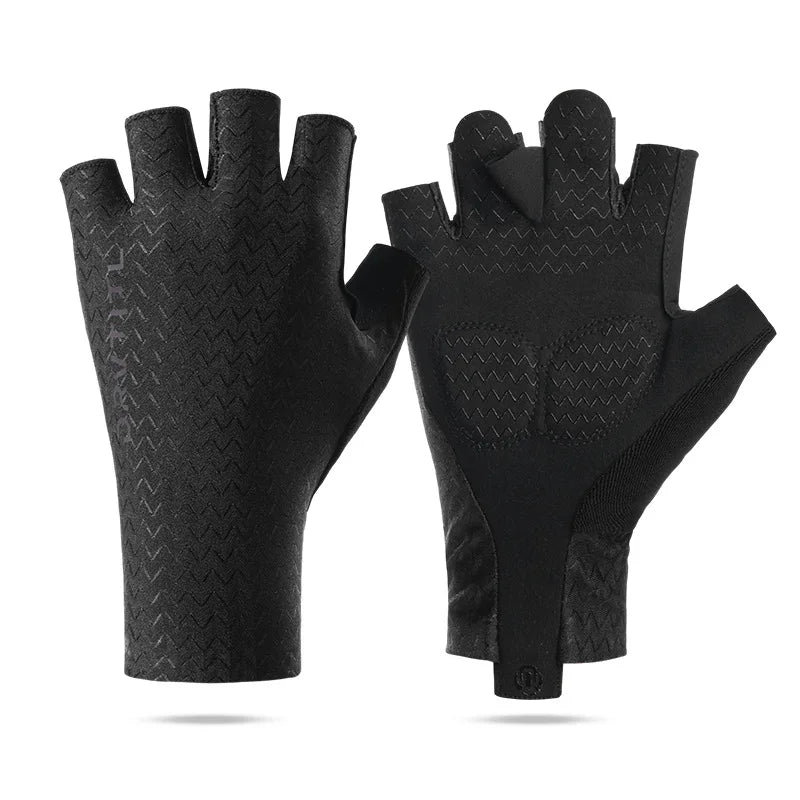 Fingerless Cycling Gloves Anti-Slip MTB Road Bike – GAFASTWO Cycling Gloves SWANS Black M