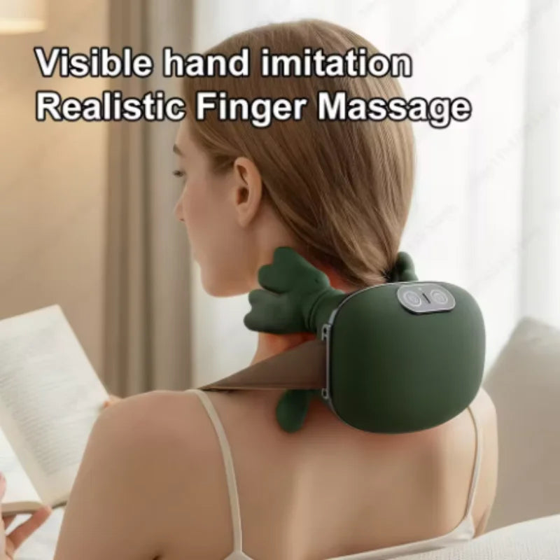 SWANS Rechargeable Neck & Shoulder Massager – Bionic Kneading Neck Shoulder Massager SWANS