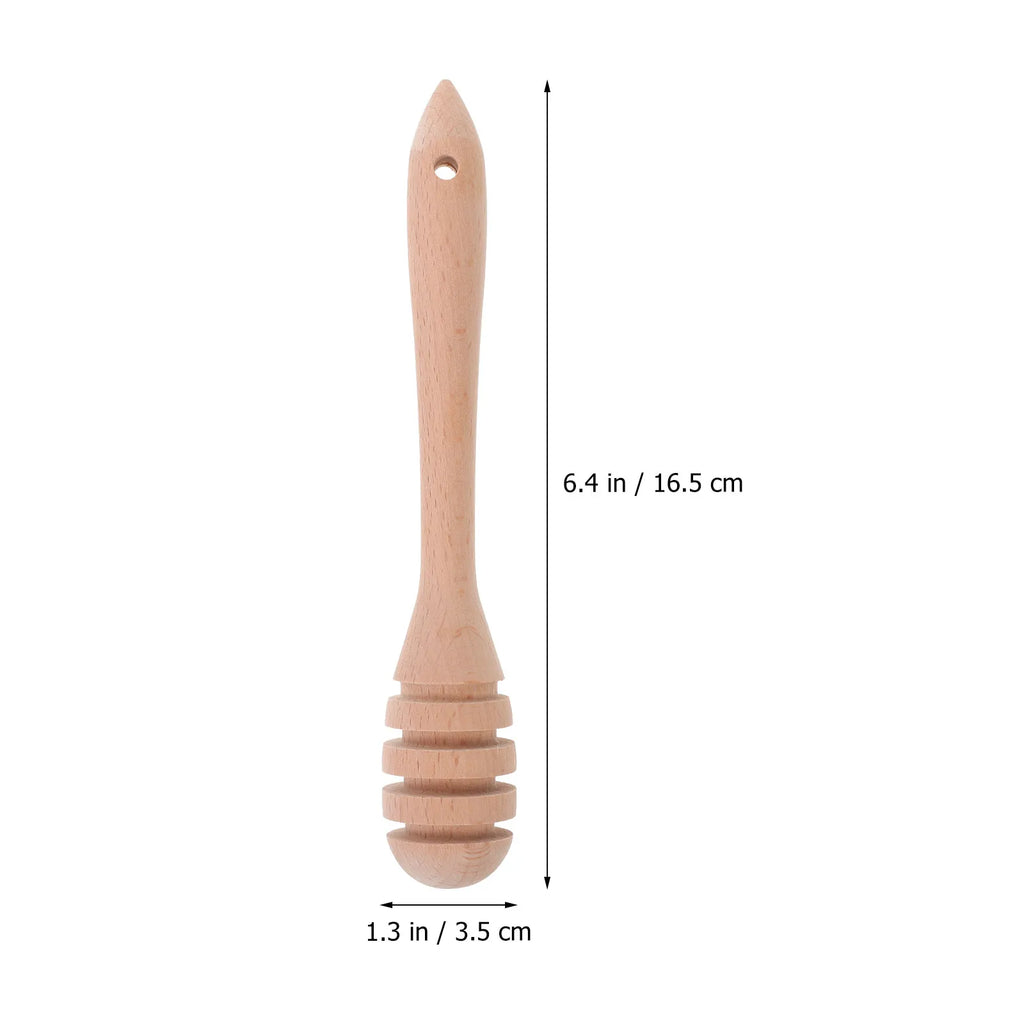 Wooden Honey Dipper Rod – Natural Wood Honey Stirring Tool Honey Dipper Tool SWANS