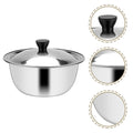 SWANS Deep Stainless Steel Mixing Bowl – Multi-Function Kitchen Basin Mixing Bowl SWANS Default Title