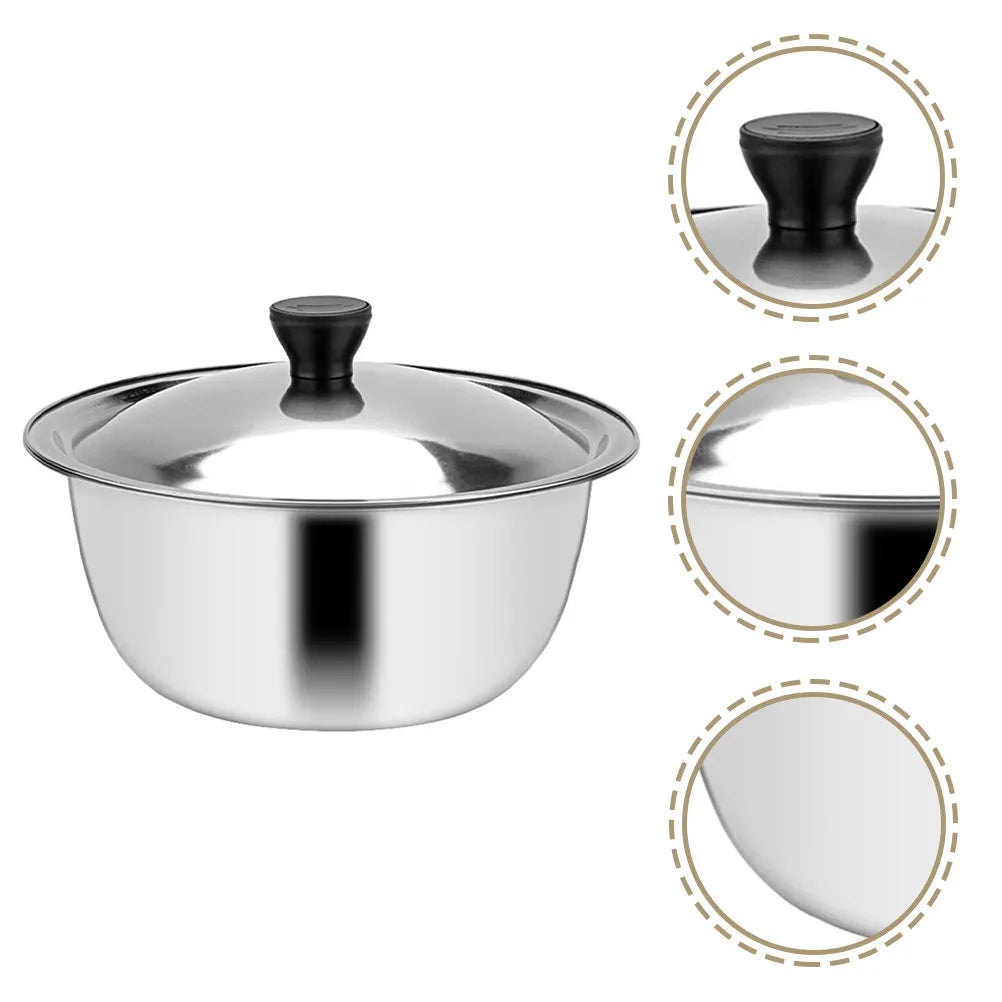 SWANS Deep Stainless Steel Mixing Bowl – Multi-Function Kitchen Basin Mixing Bowl SWANS Default Title
