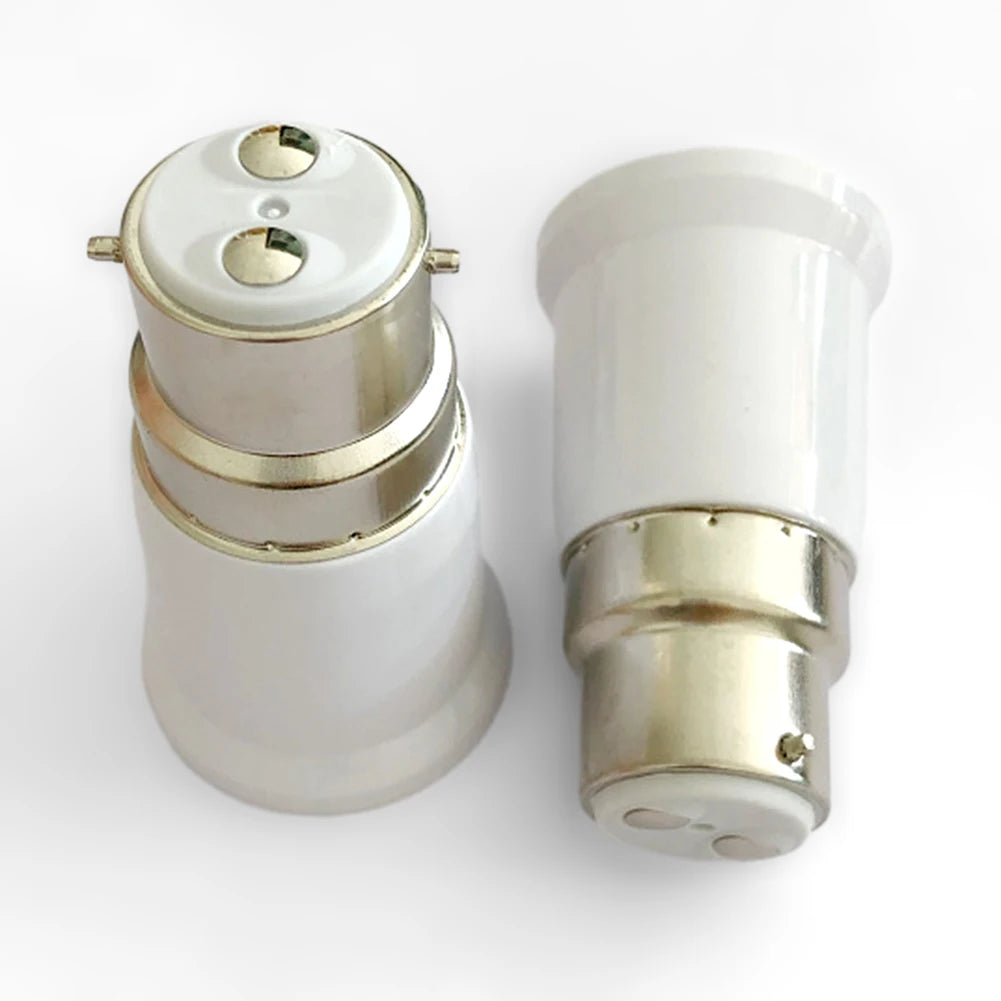 B22 to E27 Socket Adapter – Fireproof Bulb Converter 110V 220V Lamp Socket Adapter SWANS