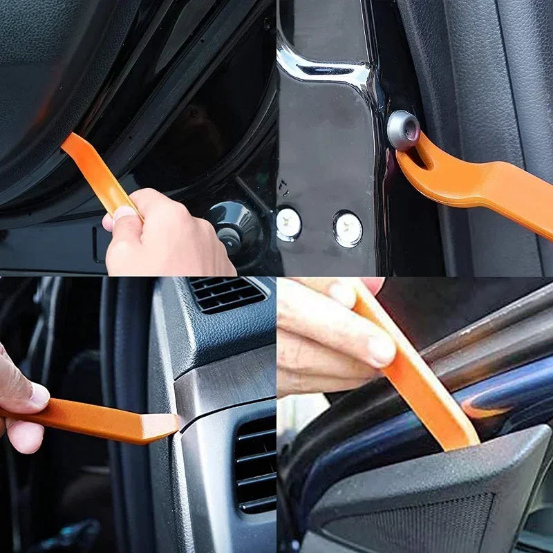 Car Interior Trim Removal Tool Set – 4-Piece ABS Pry Kit Auto Trim Tool Set SWANS