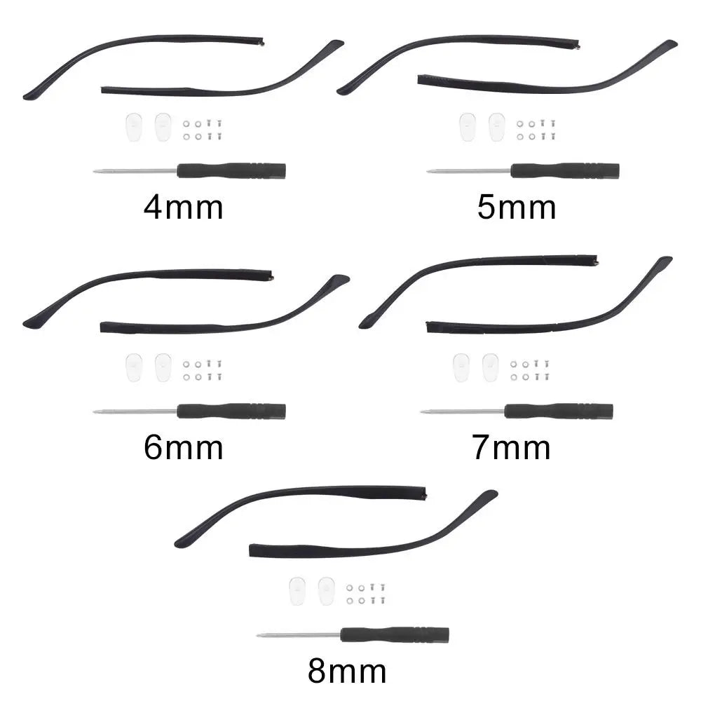 Universal Replacement Glasses Arms Anti-Slip TR90 Temple Legs Eyewear Repair Kit SWANS