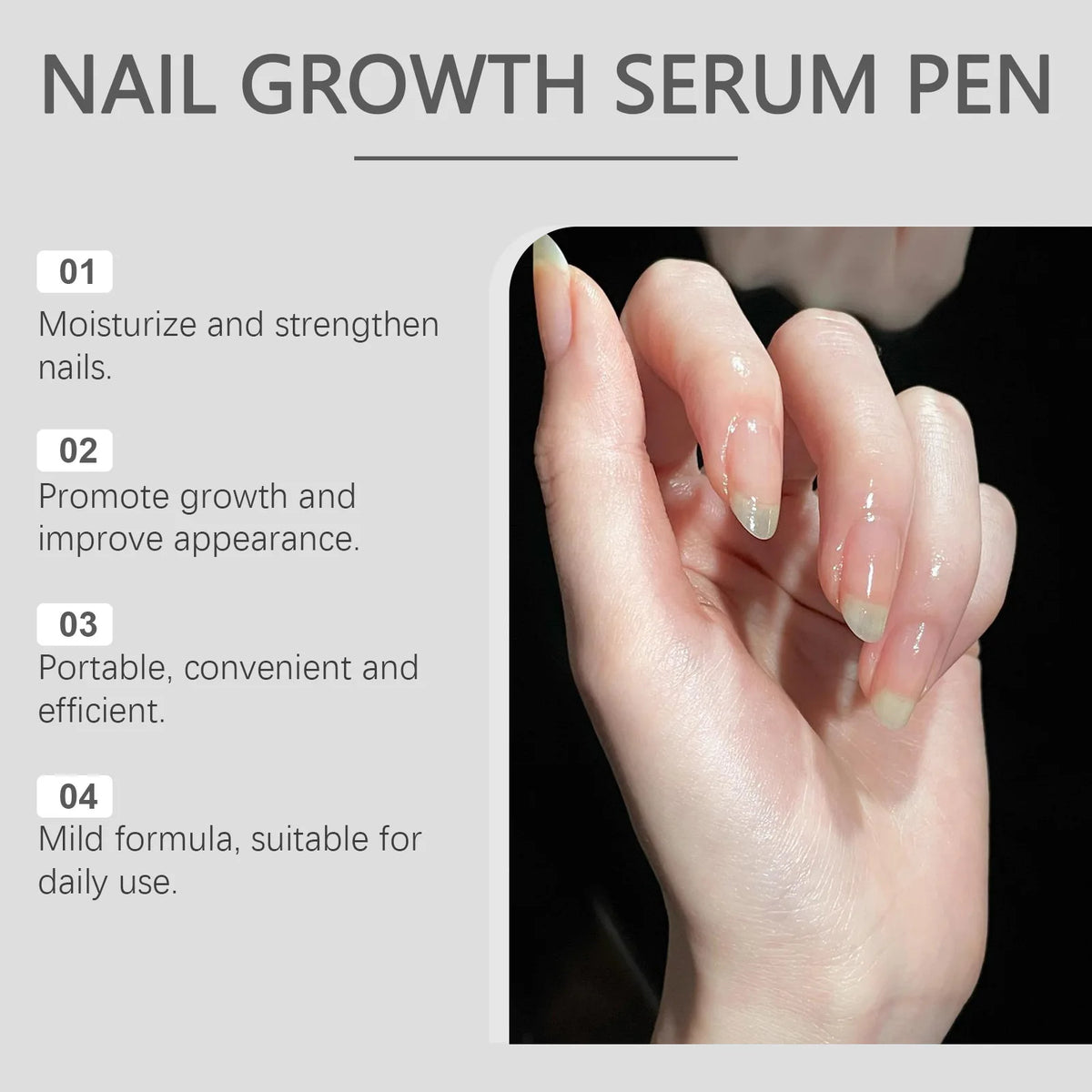 WEST MONTH Nail Care Pen – Cuticle Oil & Nail Strengthener Nail Treatment Pen SWANS
