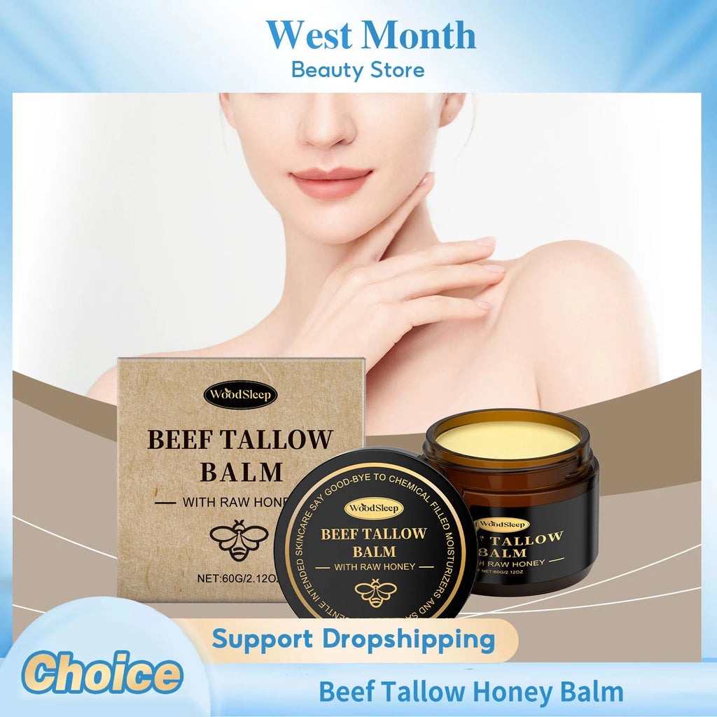 WOODSLEEP Beef Tallow Honey Balm – Nourishing Face & Body Cream Face & Body Cream SWANS