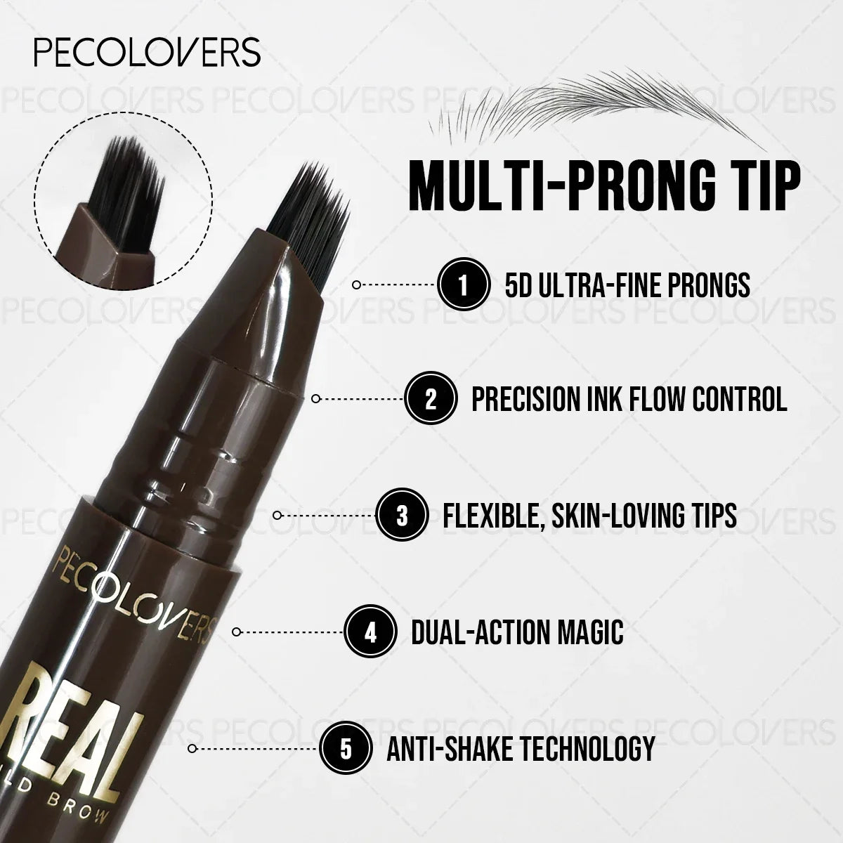 SWANS Liquid Eyebrow Pencil – Hairline Filler & Makeup Pen Liquid Eyebrow Pencil SWANS