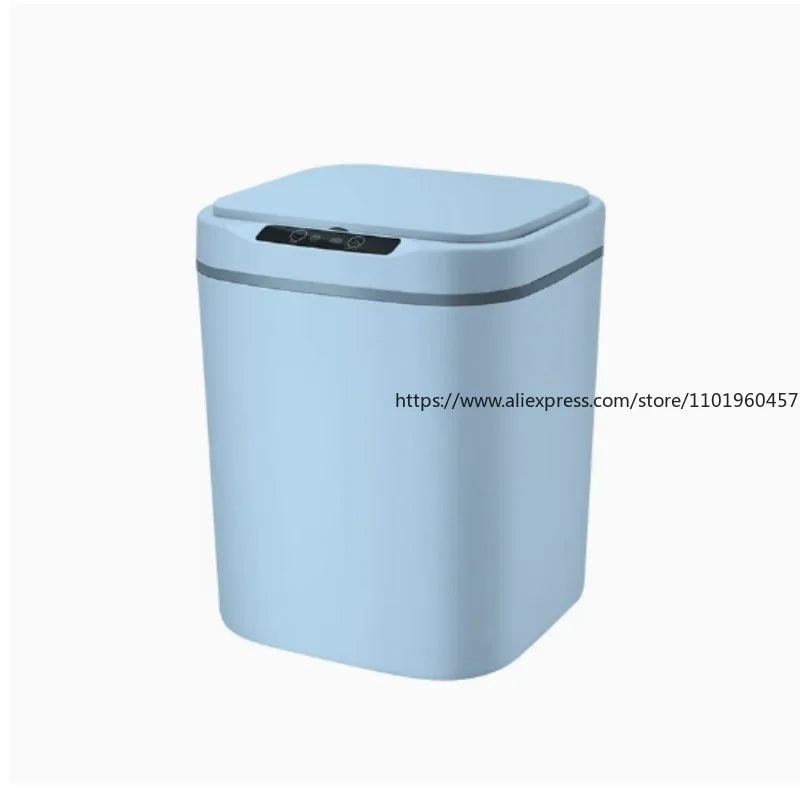 Smart Touchless Sensor Trash Can – Auto-Open Lid for Home Smart Sensor Trash Can SWANS