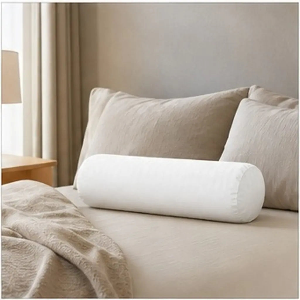 Round Cylinder Bolster Pillowcase Zipper Cover 20x7.9in Bolster Pillow Cover SWANS
