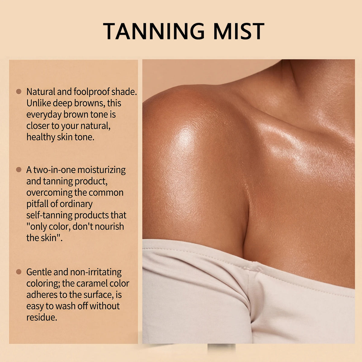 Ximonth Sunless Self Tanner Spray – Bronze Moisturizing Mist 100ml Self Tanner Spray SWANS