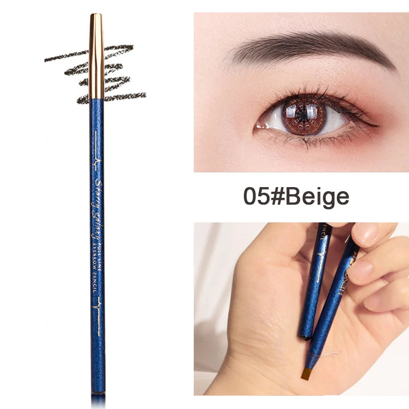 Waterproof Eyebrow Pencil – Natural Long-Lasting Brow Tint Eyebrow Pencil SWANS 05 Beige