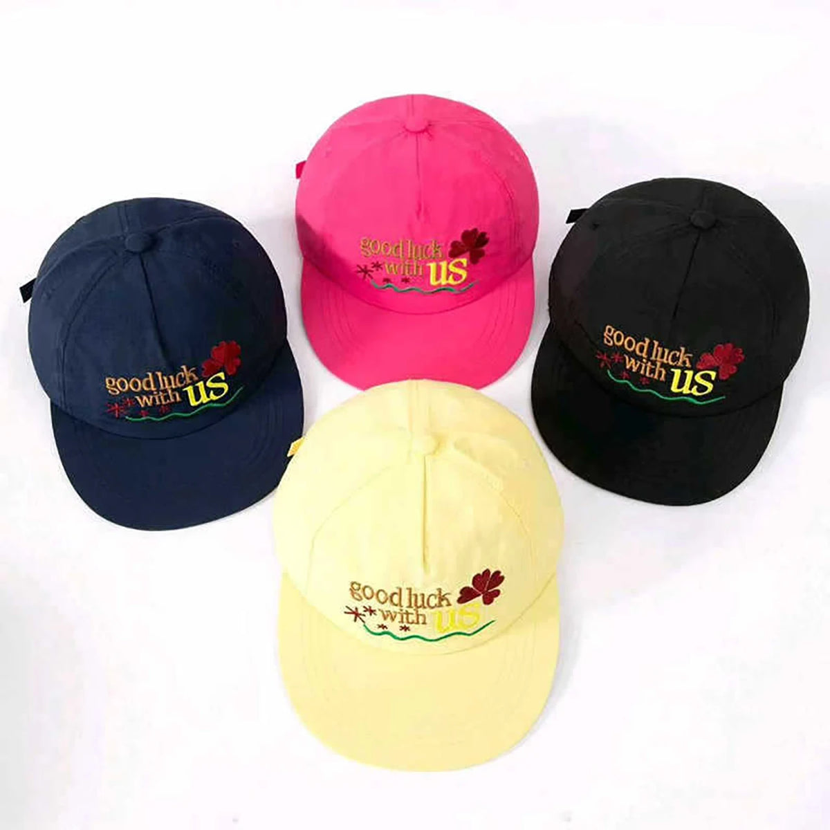 Sweet Embroidered Baseball Cap | Quick-Dry Flat Brim Sun Hat Baseball Cap SWANS