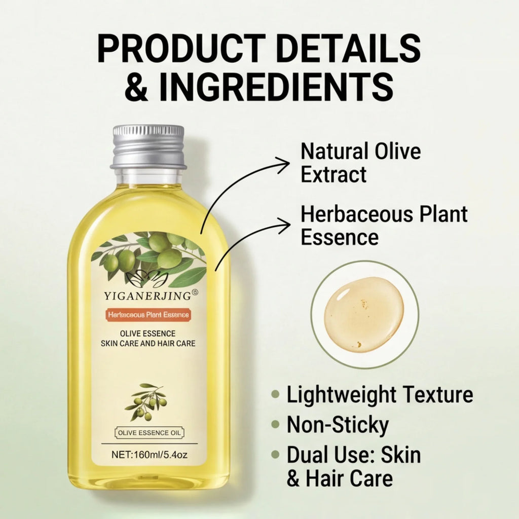 YIGANERJING Olive Oil Cream – Hair & Body Moisturizer 100ml Hair & Body Cream SWANS