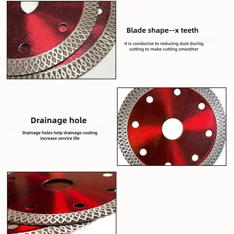 Diamond Turbo Cutting Blade 115/125mm – Tile, Marble & Ceramic Diamond Cutting Blade SWANS