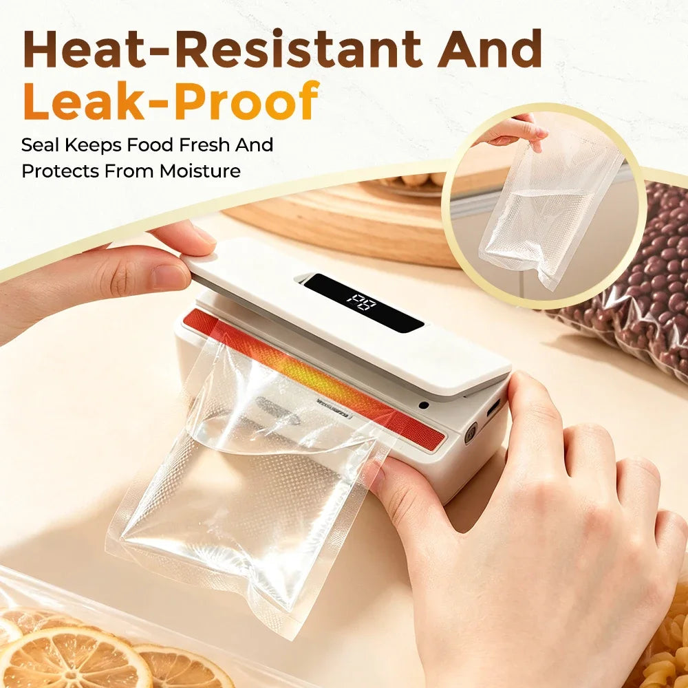 AFDEAL Mini Handheld Bag Sealer & Cutter – 8 Heat Settings Handheld Bag Sealer SWANS
