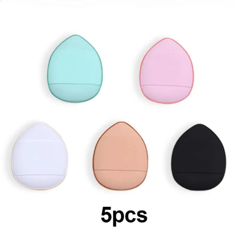 Mini Finger Puff Sponge – Foundation & Concealer Applicator 5/10Pk Makeup Sponge Applicator SWANS 5 mix in bag