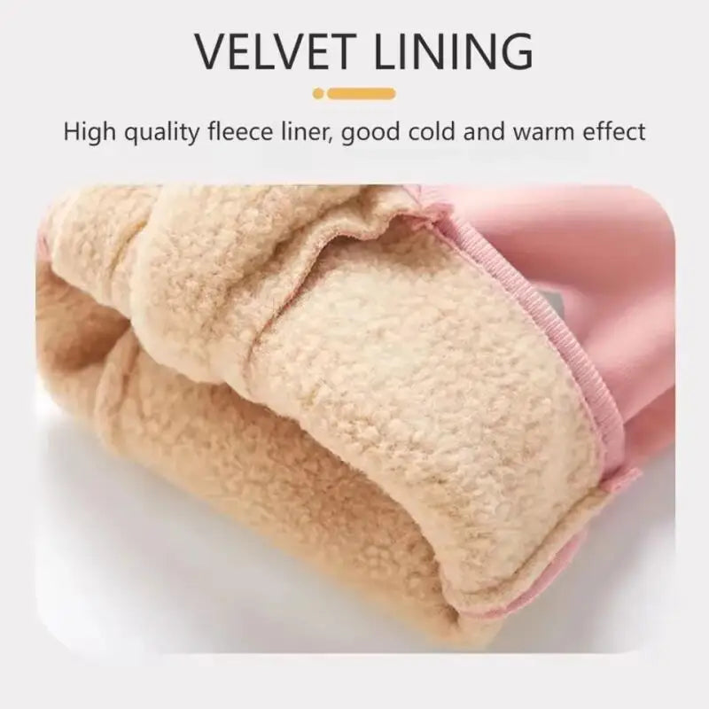 Kids Winter Cycling Gloves Anti-Slip Fleece Lined Boys Girls Kids Winter Gloves SWANS