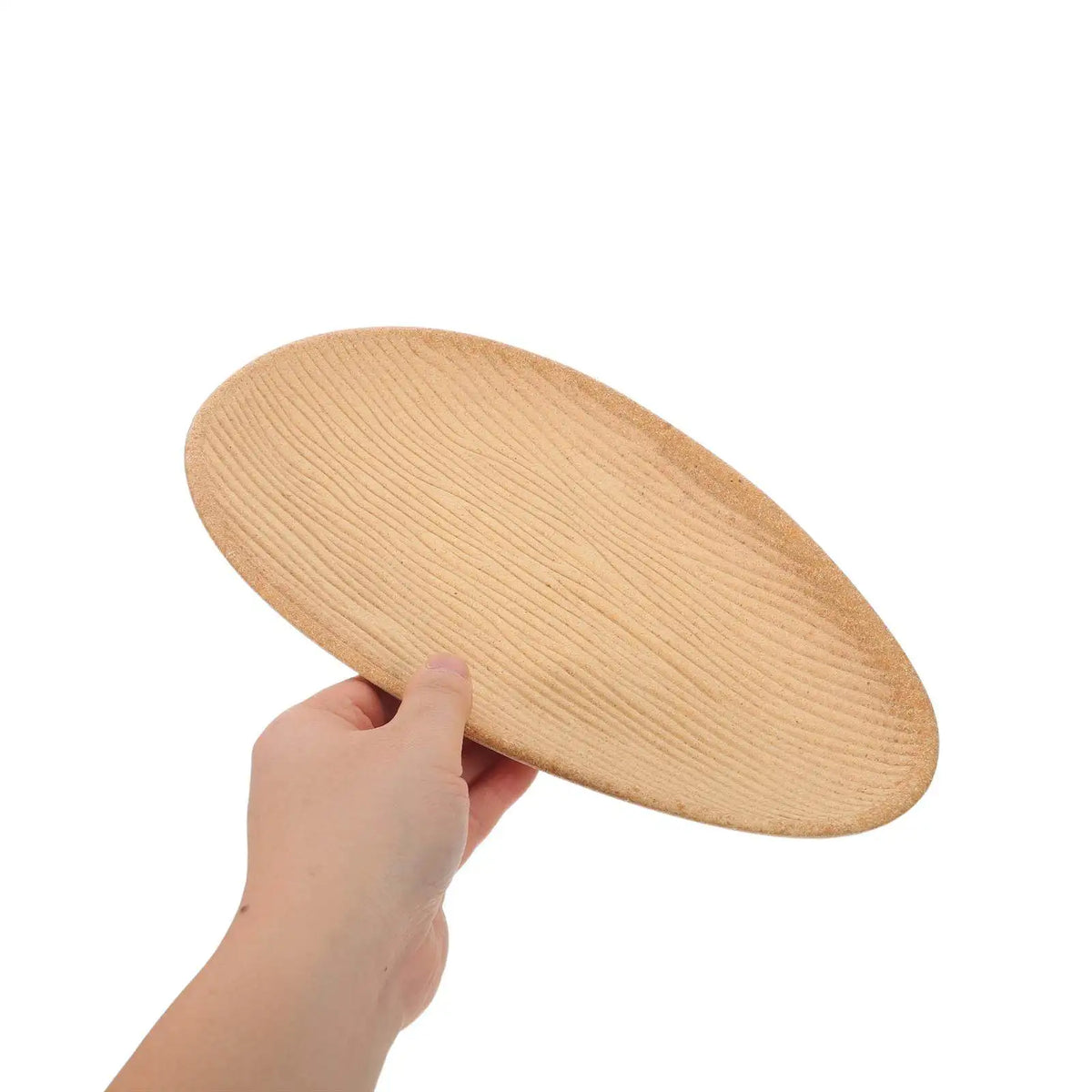 Easter Egg-Shaped Wooden Serving Tray | Farmhouse Platter Wooden Serving Tray SWANS