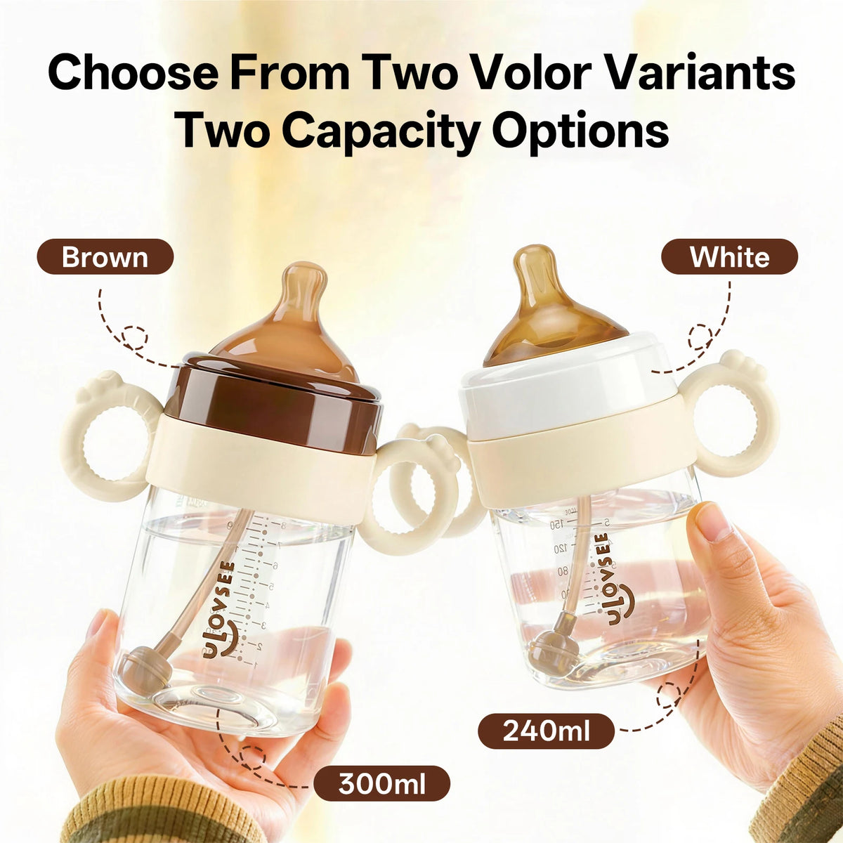 SWANS PPSU Convertible Sippy Cup & Baby Bottle – BPA-Free Baby Training Cup SWANS