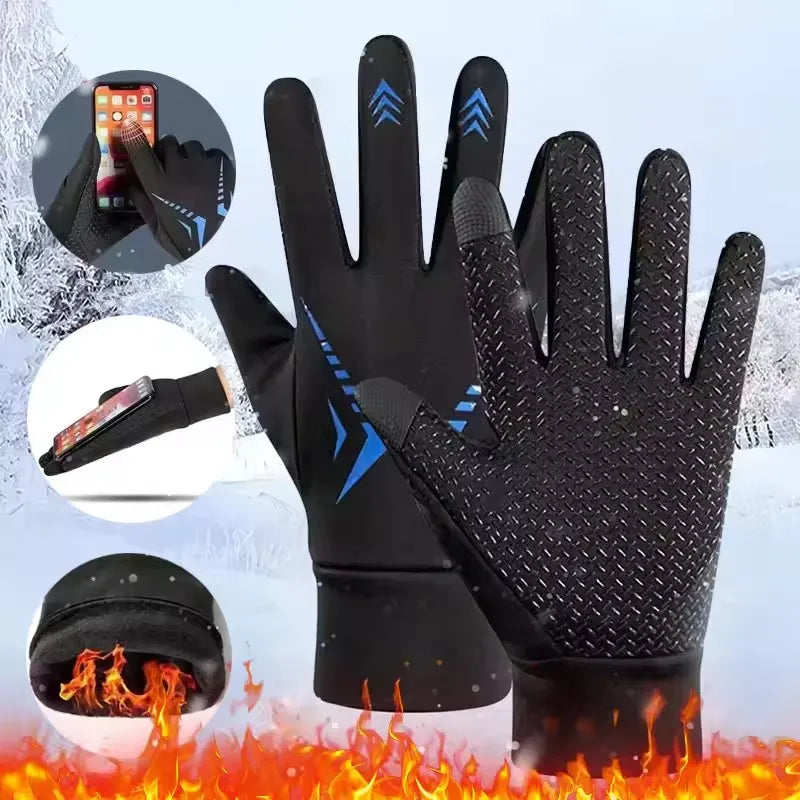 SWANS Thermal Winter Cycling Gloves – Waterproof Touchscreen Winter Cycling Gloves SWANS