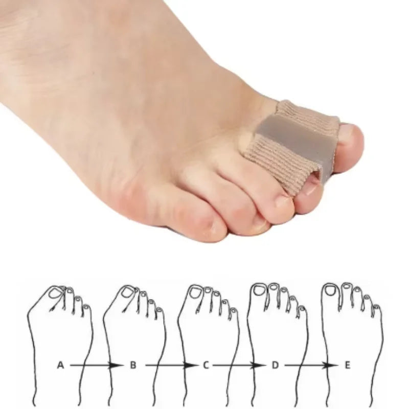 Silicone Toe Separator & Spreader – Big Toe Corrector 1/2/4pc Toe Separator SWANS